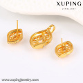 64084-xuping mode 24k dubai vergoldet schmuck diamant schmuck-set für frauen